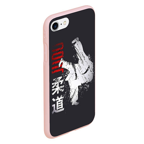 Чехол iPhone 7/8 матовый Judo Warrior / 3D-Светло-розовый – фото 2