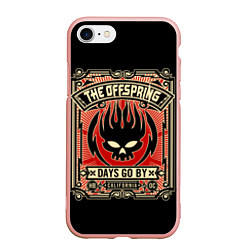 Чехол iPhone 7/8 матовый The Offspring: Days Go By, цвет: 3D-светло-розовый