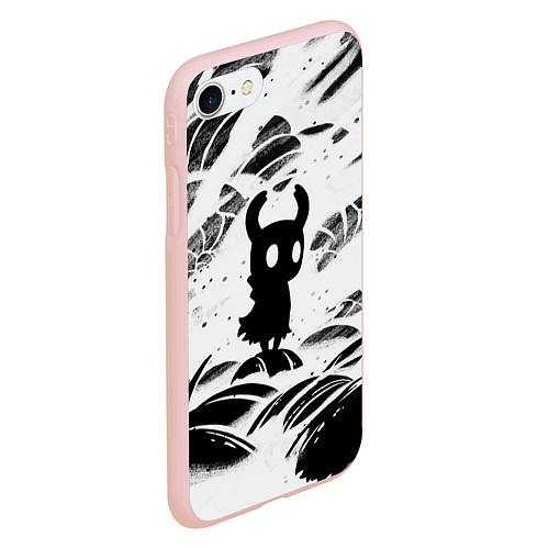 Чехол iPhone 7/8 матовый Hollow Knight / 3D-Светло-розовый – фото 2