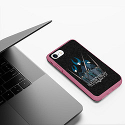 Чехол iPhone 7/8 матовый Hollow Knight, цвет: 3D-малиновый — фото 2