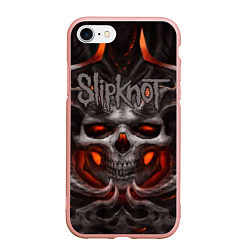 Чехол iPhone 7/8 матовый Slipknot: Hell Skull