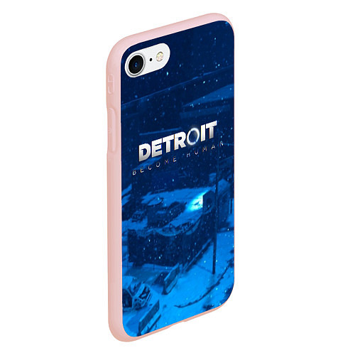 Чехол iPhone 7/8 матовый Detroit: Become Human / 3D-Светло-розовый – фото 2