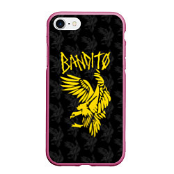 Чехол iPhone 7/8 матовый TOP: BANDITO, цвет: 3D-малиновый