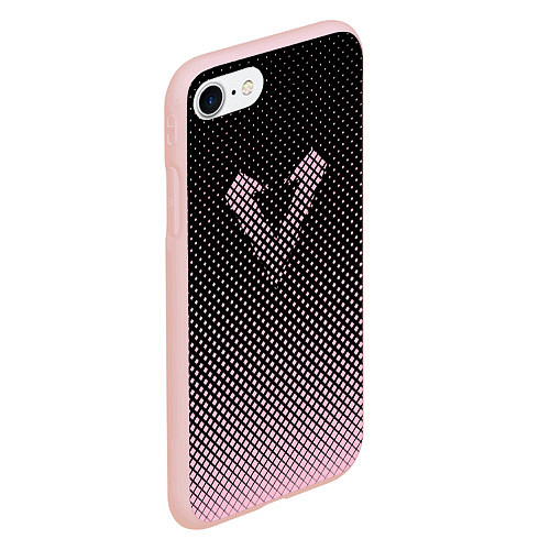 Чехол iPhone 7/8 матовый Apex Legends В Горошек / 3D-Светло-розовый – фото 2
