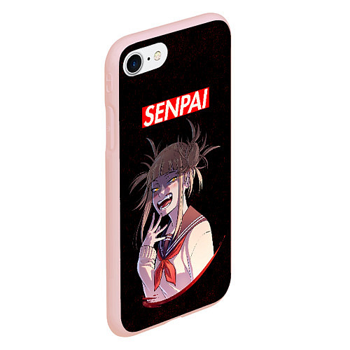 Чехол iPhone 7/8 матовый Senpai My Hero Academia / 3D-Светло-розовый – фото 2