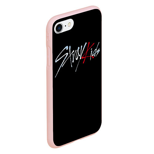 Чехол iPhone 7/8 матовый Stray Kids / 3D-Светло-розовый – фото 2
