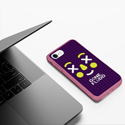 Чехол iPhone 7/8 матовый GONE Fludd, цвет: 3D-малиновый — фото 2
