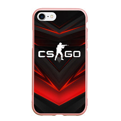 Чехол iPhone 7/8 матовый CS GO logo