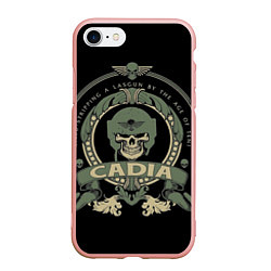 Чехол iPhone 7/8 матовый Вархаммер - Cadia skull