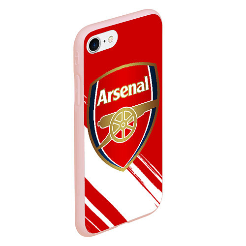 Чехол iPhone 7/8 матовый Arsenal / 3D-Светло-розовый – фото 2