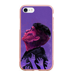 Чехол iPhone 7/8 матовый Peaky Blinders Томас Шелби, цвет: 3D-светло-розовый