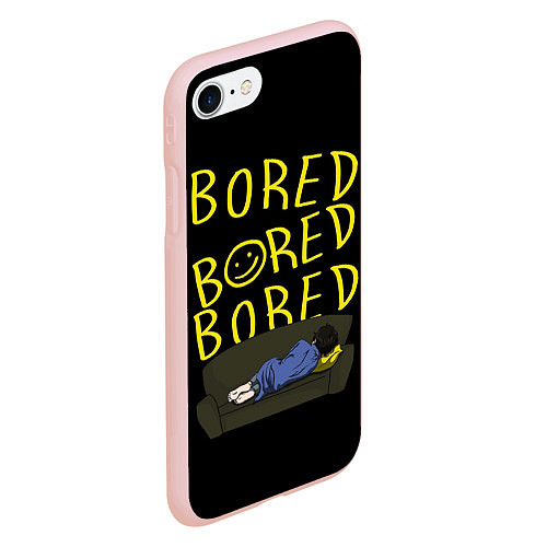 Чехол iPhone 7/8 матовый Boreb / 3D-Светло-розовый – фото 2