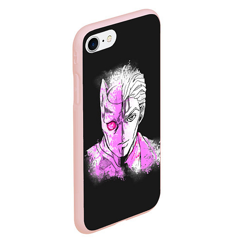 Чехол iPhone 7/8 матовый JoJo Bizarre Adventure / 3D-Светло-розовый – фото 2