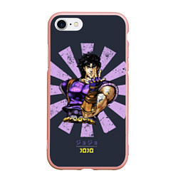 Чехол iPhone 7/8 матовый JoJo Bizarre Adventure, цвет: 3D-светло-розовый