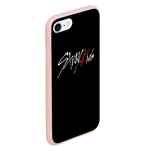 Чехол iPhone 7/8 матовый STRAY KIDS / 3D-Светло-розовый – фото 2