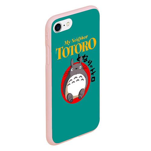Чехол iPhone 7/8 матовый Totoro / 3D-Светло-розовый – фото 2