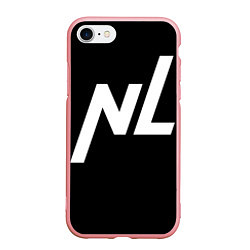 Чехол iPhone 7/8 матовый NL logo, цвет: 3D-баблгам