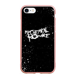 Чехол iPhone 7/8 матовый My Chemical Romance, цвет: 3D-светло-розовый