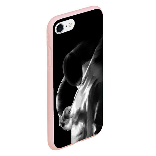 Чехол iPhone 7/8 матовый Fencer / 3D-Светло-розовый – фото 2