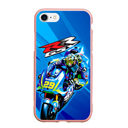 Чехол iPhone 7/8 матовый Suzuki MotoGP