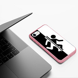 Чехол iPhone 7/8 матовый PORTAL, цвет: 3D-баблгам — фото 2