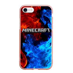 Чехол iPhone 7/8 матовый MINECRAFT