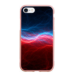 Чехол iPhone 7/8 матовый Огонь и лёд, цвет: 3D-светло-розовый