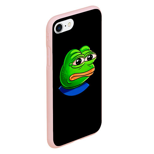 Чехол iPhone 7/8 матовый Frog / 3D-Светло-розовый – фото 2