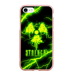 Чехол iPhone 7/8 матовый STALKER 2, цвет: 3D-светло-розовый