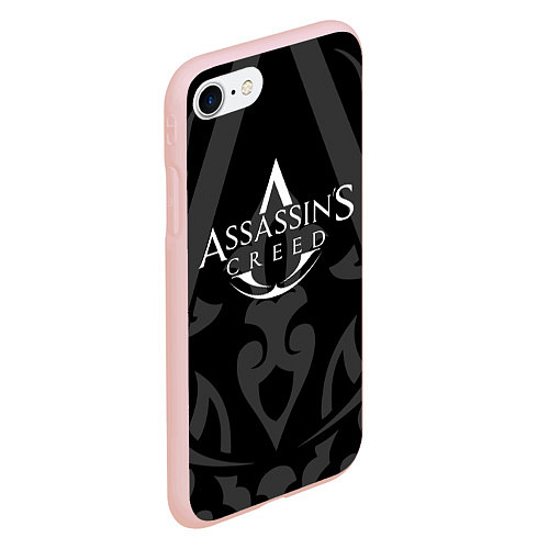 Чехол iPhone 7/8 матовый Assassin’s Creed / 3D-Светло-розовый – фото 2