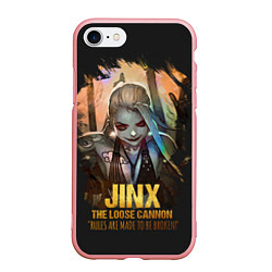 Чехол iPhone 7/8 матовый Jinx, цвет: 3D-баблгам