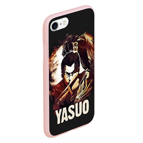 Чехол iPhone 7/8 матовый Yasuo / 3D-Светло-розовый – фото 2