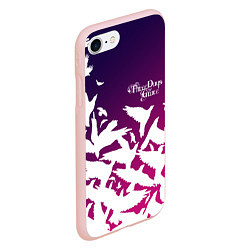 Чехол iPhone 7/8 матовый Three Days Grace, цвет: 3D-светло-розовый — фото 2