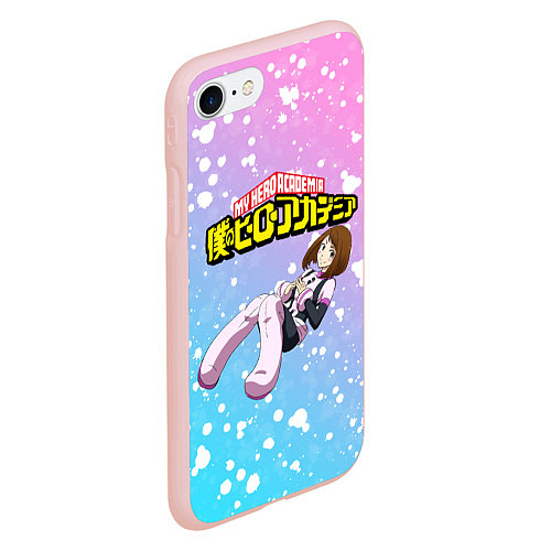 Чехол iPhone 7/8 матовый MY HERO ACADEMIA / 3D-Светло-розовый – фото 2