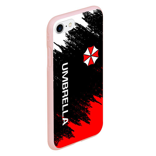 Чехол iPhone 7/8 матовый UMBRELLA CORP / 3D-Светло-розовый – фото 2