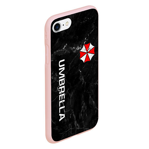 Чехол iPhone 7/8 матовый UMBRELLA CORP / 3D-Светло-розовый – фото 2