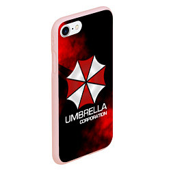 Чехол iPhone 7/8 матовый UMBRELLA CORP, цвет: 3D-светло-розовый — фото 2