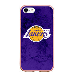 Чехол iPhone 7/8 матовый LA LAKERS