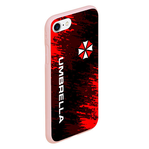 Чехол iPhone 7/8 матовый UMBRELLA CORPORATION / 3D-Светло-розовый – фото 2