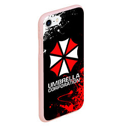 Чехол iPhone 7/8 матовый UMBRELLA CORPORATION, цвет: 3D-светло-розовый — фото 2