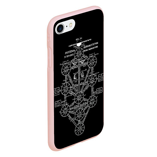 Чехол iPhone 7/8 матовый EVa-updown / 3D-Светло-розовый – фото 2