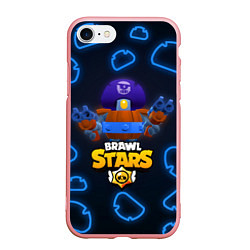 Чехол iPhone 7/8 матовый Brawl Stars Darryl, цвет: 3D-баблгам