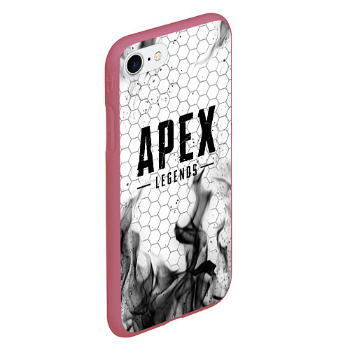 Чехол iPhone 7/8 матовый APEX LEGENDS / 3D-Малиновый – фото 2
