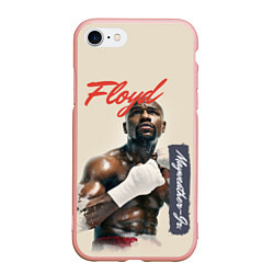 Чехол iPhone 7/8 матовый Floyd, цвет: 3D-светло-розовый