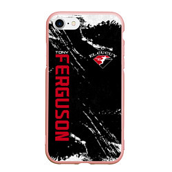 Чехол iPhone 7/8 матовый Tony Ferguson, цвет: 3D-светло-розовый