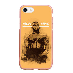 Чехол iPhone 7/8 матовый Iron Mike, цвет: 3D-светло-розовый
