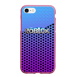 Чехол iPhone 7/8 матовый Roblox Gradient Pattern, цвет: 3D-малиновый