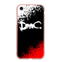 Чехол iPhone 7/8 матовый DEVIL MAY CRY DMC, цвет: 3D-светло-розовый