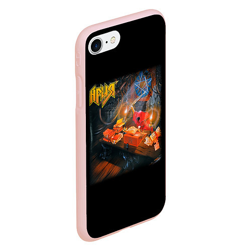 Чехол iPhone 7/8 матовый Ария / 3D-Светло-розовый – фото 2