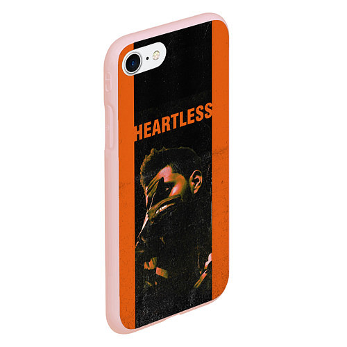 Чехол iPhone 7/8 матовый HEARTLESS / 3D-Светло-розовый – фото 2